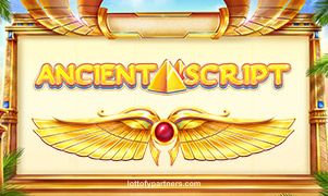 Imagem do jogo Ancient Script na Lottofy